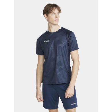 Craft Sport T-shirt (Jersey) Premier Solid Jersey (rec. Polyester, high elasticity) navy blue Men