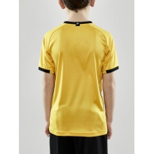 Craft Sport T-shirt (Jersey) Progress 2.0 Graphic Jersey - light, functional and stretch material yellow Kids