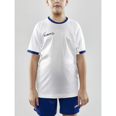 Craft Sport T-shirt (Jersey) Progress 2.0 Graphic Jersey - light, functional and stretch material white/blue Kids