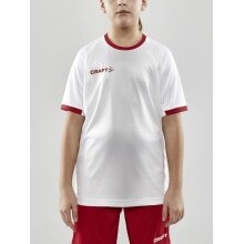 Craft Sport T-shirt (Jersey) Progress 2.0 Graphic Jersey - light, functional and stretch material white/red Kids