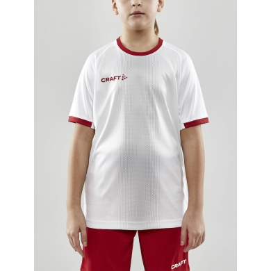 Craft Sport T-shirt (Jersey) Progress 2.0 Graphic Jersey - light, functional and stretch material white/red Kids