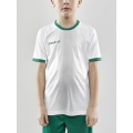 Craft Sport T-shirt (Jersey) Progress 2.0 Graphic Jersey - light, functional and stretch material white/green Children