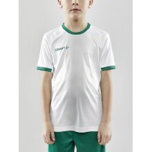 Craft Sport T-shirt (Jersey) Progress 2.0 Graphic Jersey - light, functional and stretch material white/green Children