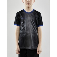 Craft Sport T-shirt (Jersey) Progress 2.0 Graphic Jersey - lightweight, functional and stretch material black/blue Kids