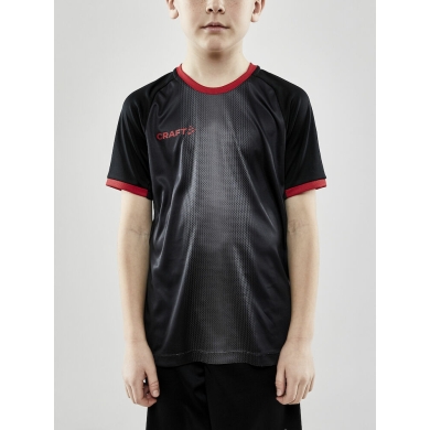 Craft Sport T-shirt (Jersey) Progress 2.0 Graphic Jersey - lightweight, functional and stretch material black/red Kids