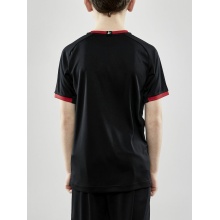 Craft Sport T-shirt (Jersey) Progress 2.0 Graphic Jersey - lightweight, functional and stretch material black/red Kids