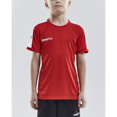 Craft Sport T-shirt Progress Practice (100% Polyester) red Kids