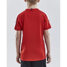 Craft Sport T-shirt Progress Practice (100% Polyester) red Kids