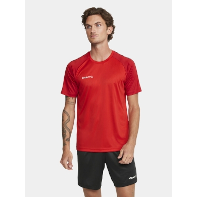 Craft Sport T-shirt Squad 2.0 Contrast Jersey (high elasticity, comfortable fit) red Men