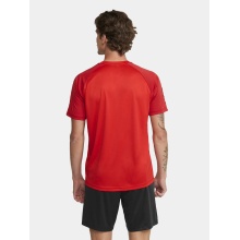 Craft Sport T-shirt Squad 2.0 Contrast Jersey (high elasticity, comfortable fit) red Men