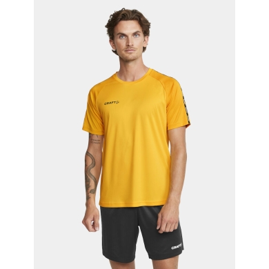 Craft Sport T-shirt Squad 2.0 Contrast Jersey (high elasticity, comfortable fit) yellow/gold Men