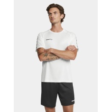 Craft Sport T-shirt Squad 2.0 Contrast Jersey (high elasticity, comfortable fit) white Men