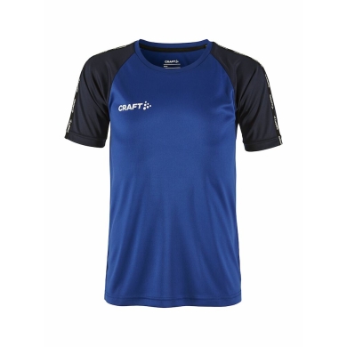 Craft Sport T-shirt Squad 2.0 Contrast Jersey (high elasticity, comfortable fit) cobalt blue Kids