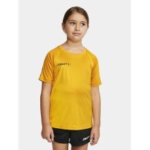 Craft Sport T-shirt Squad 2.0 Contrast Jersey (high elasticity, comfortable fit) yellow/gold Children