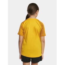 Craft Sport T-shirt Squad 2.0 Contrast Jersey (high elasticity, comfortable fit) yellow/gold Children