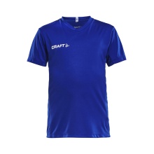 Craft Sport T-shirt (Jersey) Squad Solid - loose fit, quick-drying - cobalt blue Kids