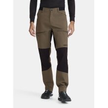 Craft Wanderhose Pro Explore Hiking Pant (elastic, durable) long khaki green Men