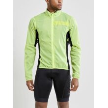 Craft Bicycle Wind Jacket ADV Essence Light Wind (windproof and water-repellent) lime green Men