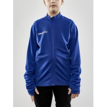 Craft Training Jacket Evolve Full Zip - durable mid-layer jacket made of stretch material - cobalt blue children