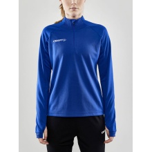 Craft Sport Long-sleeved Shirt Evolve Halfzip - durable, made of stretch material - cobalt blue Women