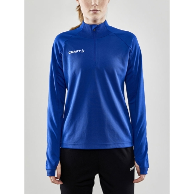 Craft Sport Long-sleeved Shirt Evolve Halfzip - durable, made of stretch material - cobalt blue Women