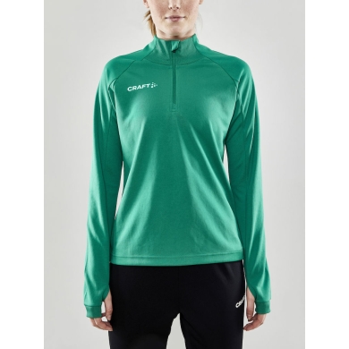 Craft Sport Long Sleeve Shirt Evolve Halfzip - durable, made of stretch material - green Women