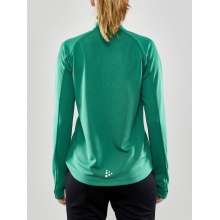 Craft Sport Long Sleeve Shirt Evolve Halfzip - durable, made of stretch material - green Women