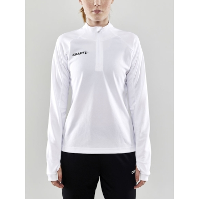 Craft Sport Long Sleeve Shirt Evolve Halfzip - durable, made of stretch material - white Women