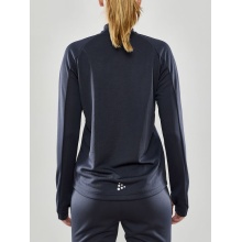 Craft Sport Long Sleeve Shirt Evolve Halfzip - durable, made of stretch material - dark grey Women