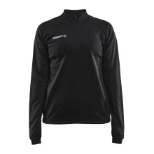 Craft Sport Long Sleeve Shirt Evolve Halfzip - durable, made of stretch material - black Women