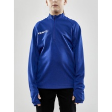 Craft Sport Long Sleeve Shirt Evolve Halfzip - durable, made of stretch material - cobalt blue Kids