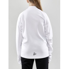 Craft Sport Long Sleeve Shirt Evolve Halfzip - durable, made of stretch material - white Kids