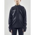 Craft Sport Long-sleeved Shirt Evolve Halfzip - durable, made of stretch material - dark grey Children