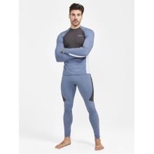 Craft Functional Underwear Set CORE Wool Mix (Long Sleeve Shirt + Long Pants) blue/gray Men