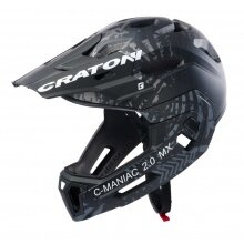 Cratoni Bike Helmet C-Maniac 2.0 MX (Full Protection) matte black/anthracite grey