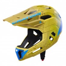 Cratoni Bike Helmet C-Maniac 2.0 MX (Full Protection) matte yellow/blue