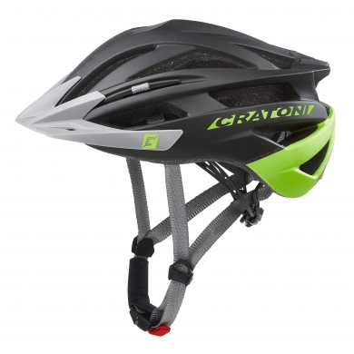 Cratoni Bike Helmet Agravic (Allround, 230g) matte black/lime