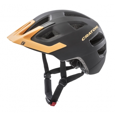 Cratoni Children's Bicycle Helmet Maxster PRO matte black/orange