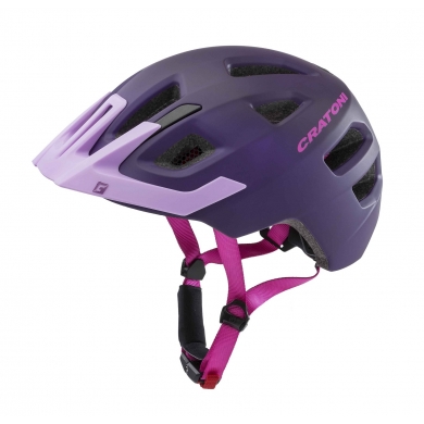 Cratoni Kids Bike Helmet Maxster PRO #19 matte violet/pink