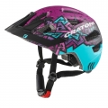 Cratoni Kids Bike Helmet Maxster PRO #22 matt wild purple/blue