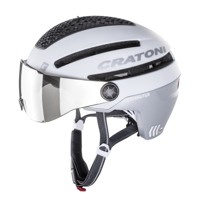 Cratoni Bicycle Helmet Commuter (E-Bike) white matt