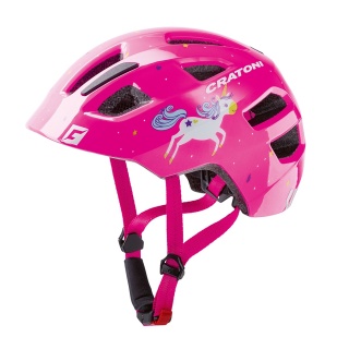 Cratoni Kids Bike Helmet Maxster Unicorn Pink