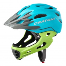 Cratoni Cycling Helmet C-Maniac (Full Protection) #22 ocean blue/lime matte