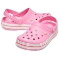 Crocs Sandal Crocband Clog pink/white Men/Women - 1 Pair