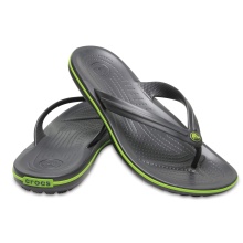 Crocs Toe Sandals Crocband Flip graphite/lime