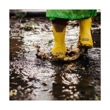 Crocs Rubber Boots Handle It Rain Boot yellow Children