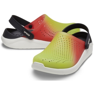 Crocs Sandal LiteRide Clog Color Dip yellow/red Men/Women - 1 Pair