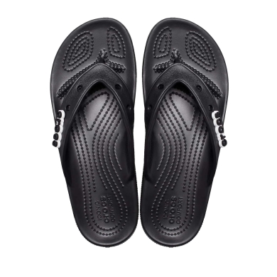 Crocs Toe Sandal Classic Flip (light, buoyant Croslite foam material) black - 1 pair