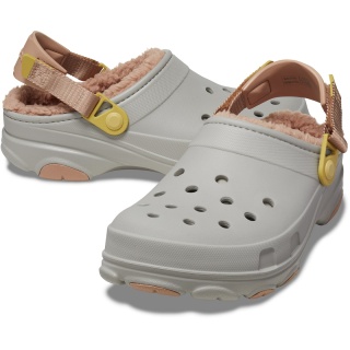 Crocs Sandal All Terrain Lined Clog (with lining, sturdy outsole) grey/brown - 1 pair