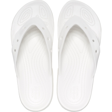 Crocs Toe Sandal Classic Flip (light, buoyant Croslite foam material) white - 1 pair